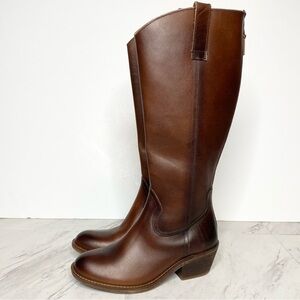 New! Sofft Astoria Brown Leather Tall Boot 6M